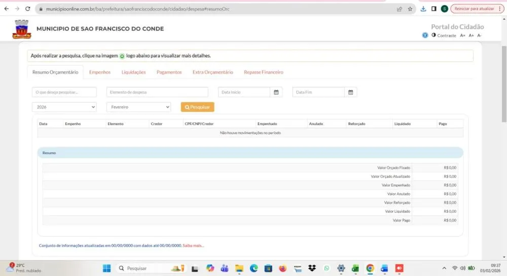 SFC: MP recebe denúncia do JC contra falta de transparência de Calmon; Promotor pode usar denuncia para pedir multa e julgamento da ação