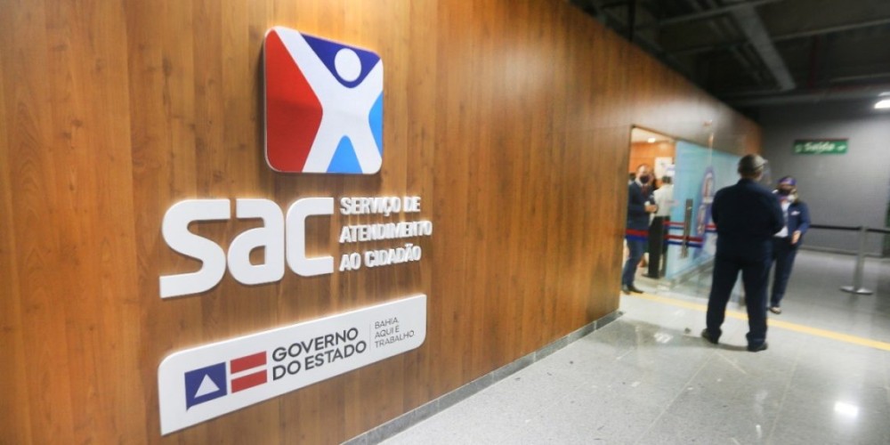 Com a pandemia, todos os atendimentos do SAC devem ser agendados. Mateus Pereira / GovBA