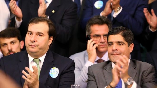 Na imagem, ACM Neto e Rodrigo Maia. Foto - Sivanildo Fernandes/Obrito News.