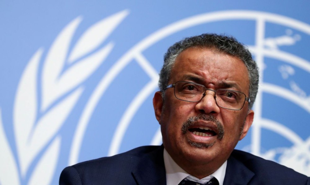 Diretor-geral da OMS, Tedros Adhanom. Imagem-©-REUTERS-Denis-Balibouse.