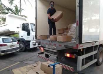 Madre de Deus recebe doação de máscaras