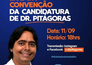 Candeias: Progressistas lançará Dr Pitágoras à reeleição dia 11 de Setembro com transmissão on line às 18 horas