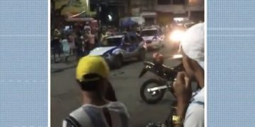 Após tentarem encerrar ‘festa paredão’, policiais são hostilizados por população