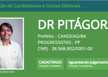 Candeias: Dr Pitágoras é o primeiro candidato com registro liberado pelo TRE, veja documentos
