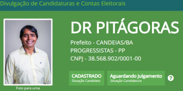 Candeias: Dr Pitágoras é o primeiro candidato com registro liberado pelo TRE, veja documentos