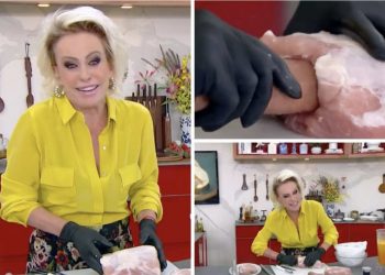 Ana Maria Braga tem crise de riso ao fazer receita com linguiça: “Tem fina e grossa”