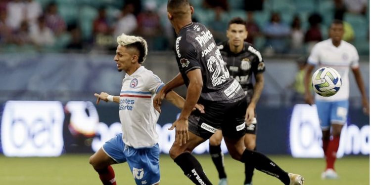 Nos pênaltis, Bahia vence o Santos e se classifica para as quartas de final da Copa do Brasil