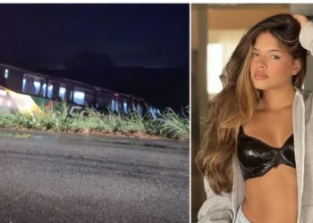 Ônibus de cantora Brisa Star e banda cai em ribanceira em rodovia no Ceará