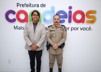 Candeias: Prefeito se reúne com o novo comandante da 10ª CIPM 