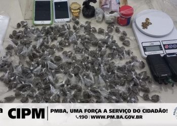 10º CIPM: Policiais do PETO prende traficante com drogas no bairro do Sarandi 