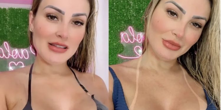 Andressa Urach anuncia rifa para noite com ela por apenas R$ 1,99