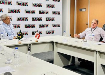 Em meio à crise na segurança pública, governador Jerônimo (PT) discute estratégias políticas com Geddel, condenado por corrupção no desvio de 51 milhões