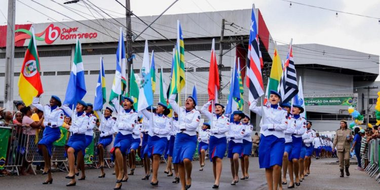 Ruas de Candeias serão interditadas para Desfile Cívico de 7 de setembro