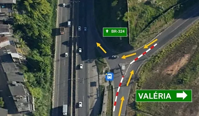 Via da BR-324 passará por mudanças definitivas a partir desta segunda