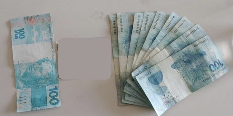 Homem é preso em São Sebastião do Passé tentando passar notas falsas de R$ 100  em loja