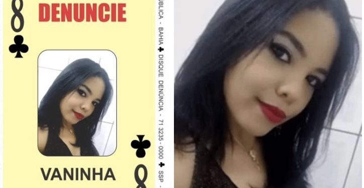 Conheça Vaninha: Única mulher do Baralho do Crime está entre os criminosos mais perigosos da Bahia