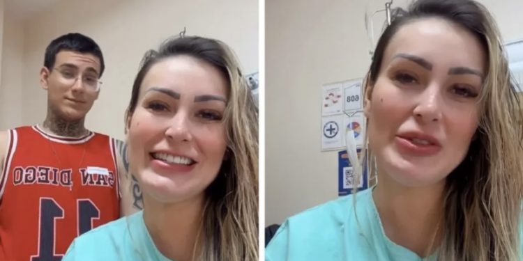 Raio atinge avião com Andressa Urach e filho: “Perdão pelos pecados”
