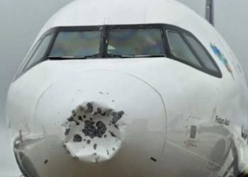 Aviões da Azul ficam danificados após enfrentarem tempestade; um deles saiu da Bahia