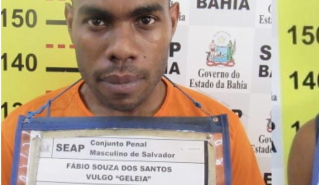 Traficante de alta periculosidade com forte atuação em Candeias Vulgo Geleia” teve transferência de unidade autorizada pela Seap