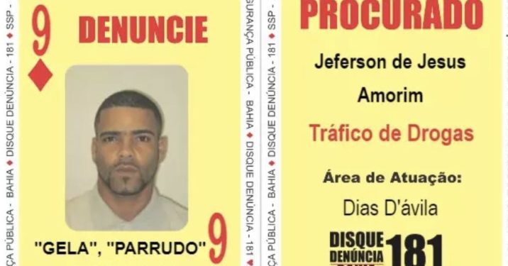 BARALHO DO CRIME: Traficante “Gela” morre em confronto com a polícia