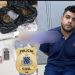 VULGO “LIPÃO”: traficante do CV é preso com arma e drogas em pousada em Stella Maris
