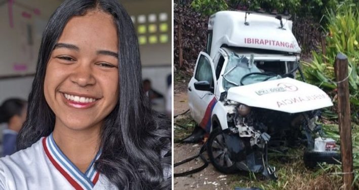 Cantora gospel de 18 anos morre em acidente no sul da Bahia 