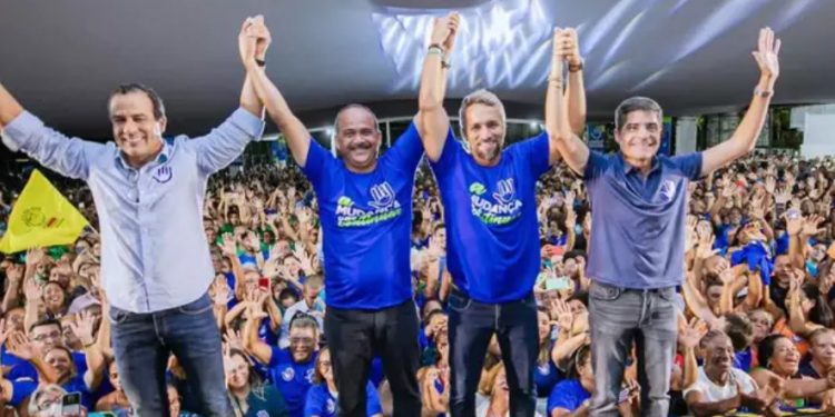 ACM Neto participa do lançamento da pré-candidatura de Flávio Matos à Prefeitura de Camaçari