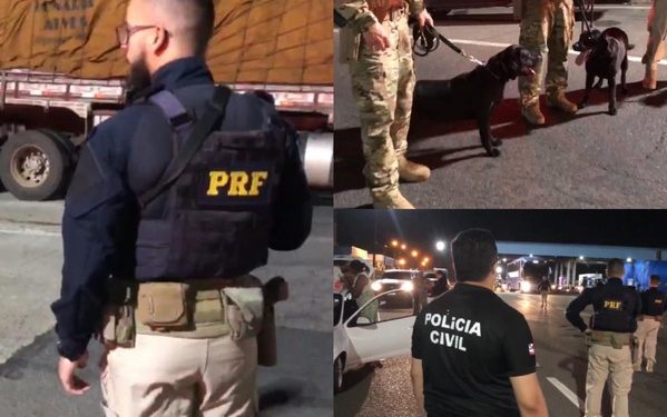 Polícias Civil e Federal fazem operação na Br-324 e homens são presos em flagrantes; veja imagens