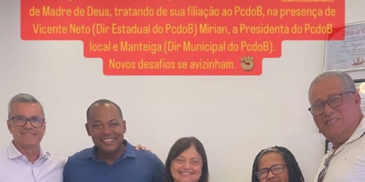 Madre de Deus: Jailton Polícia volta atrás, desmente deputada Alice Portugal que apaga anúncio de sua filiação ao PCdoB