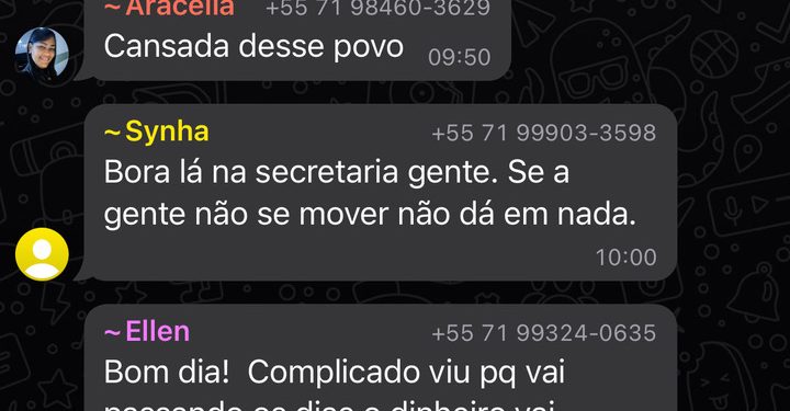 Enrolação da Prefeitura de São Francisco do Conde com Estudantes da Bolsa Técnica: atraso de 7 meses no pagamento dos benefícios
