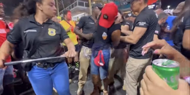 “PALA” DE ARMA E PRISÃO: homem é suspeito de ameaçar cordeiros para entrar no bloco de Léo Santana