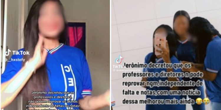 Após declaração de Jerônimo, estudantes comemoram no TikTok: “agr q nós não estuda mesmo”