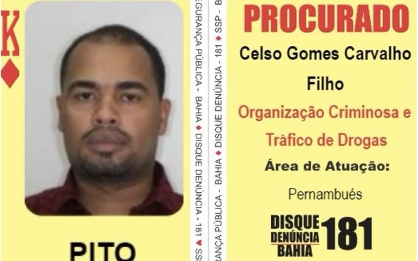 VULGO “PITO”: chefe do tráfico de drogas de Pernambués é preso pela Polícia Civil nesta segunda (15)