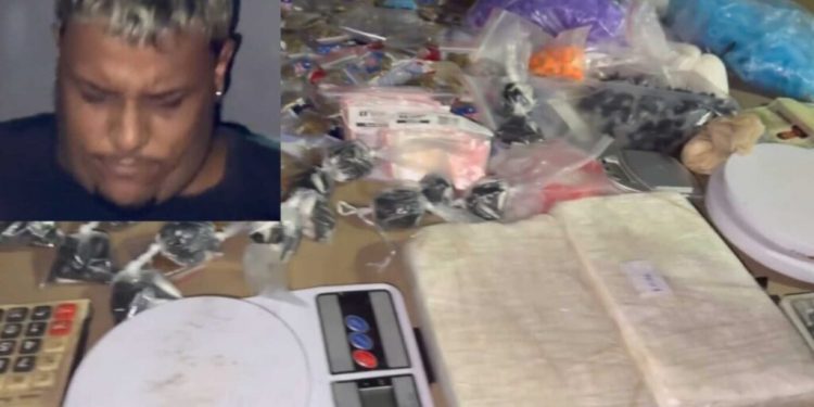 VULGO FLÁVIO GORDO: “frente” do BDM em Paripe é preso com drogas por equipes da 19ªCIPM
