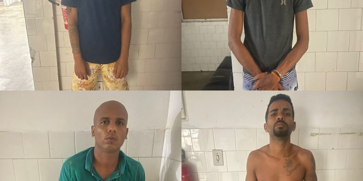 CANDEIAS: PM prende quadrilha suspeita de tráfico de drogas e homicídios na região Metropolitana