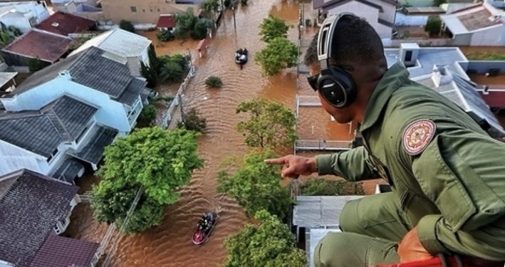 Projeção de “mancha” de inundação no RS sobre Salvador atingiria Simões Filho, Camaçari e Lauro