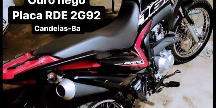 VIROU GRAÇA: Homem tem moto roubada em Candeias 