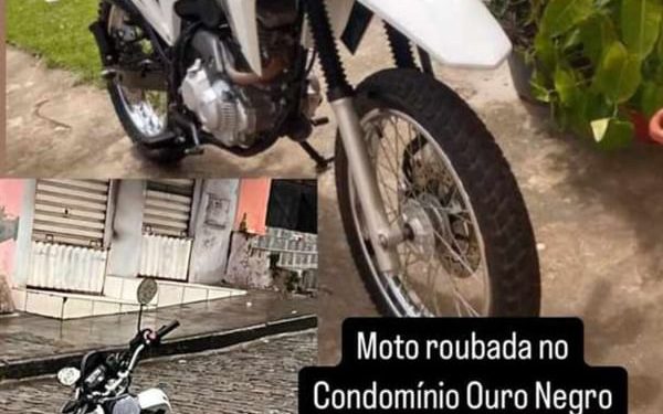 QUEM TIVER SUA MOTO QUE ESCONDA: Segunda moto e furtada em Candeias nesta terça feira (23)