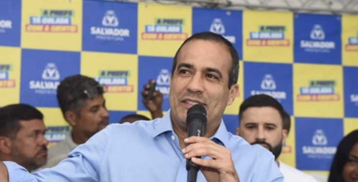 Bruno Reis dispara, chega a 67,6% das intenções de voto e amplia vantagem na disputa pela reeleição, aponta pesquisa