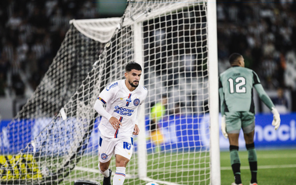 Com gol de Cauly, Bahia empata com Botafogo em jogo de ida das oitavas da Copa do Brasil