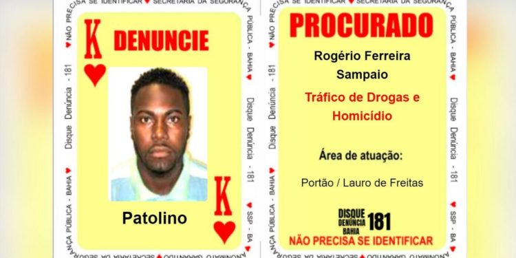CARTA FORA DO BARALHO: “Patolino” morre em confronto com a polícia; Rei de Copas do Baralho do Crime