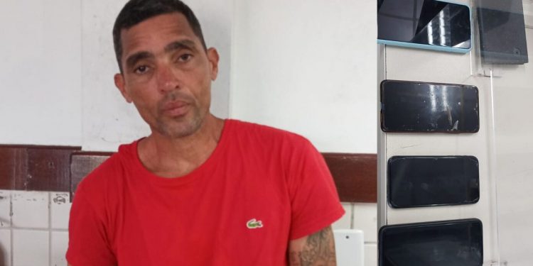 SE DEU MAL: homem tenta furtar celular de tenente da PM e acaba preso no Largo da Lapinha