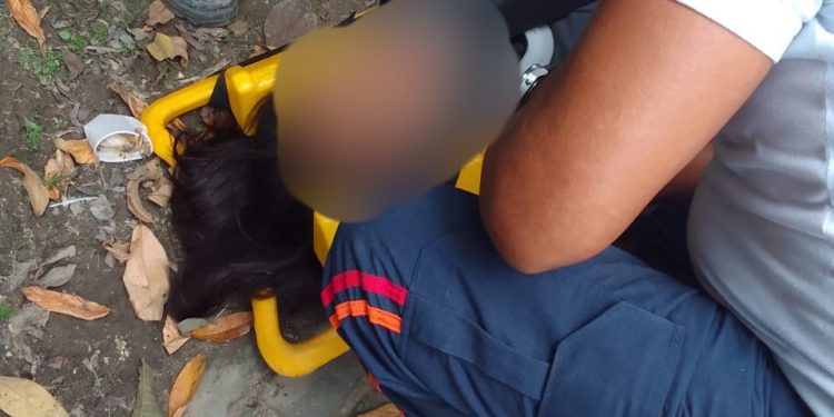 Adolescente cai de viaduto na Nova Brasília e fica ferida em Candeias