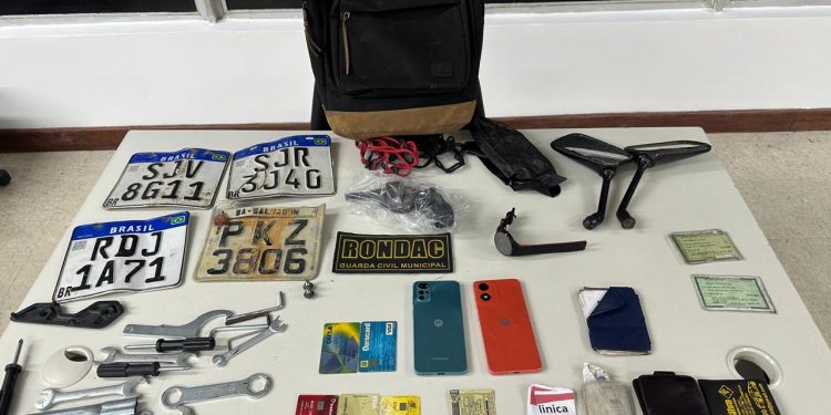 PERDEU MANÉ: Guarda Municipal cancela CPF de bandido que roubava moto na região de Candeias 