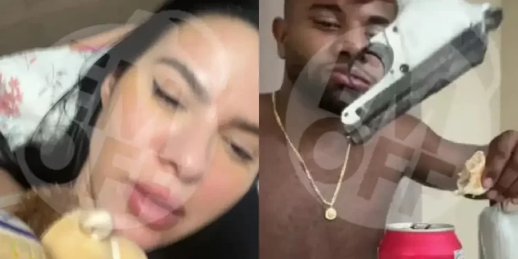 Vazou! Davi Brito aparece armado em suposta ameaça a Tamires Assis