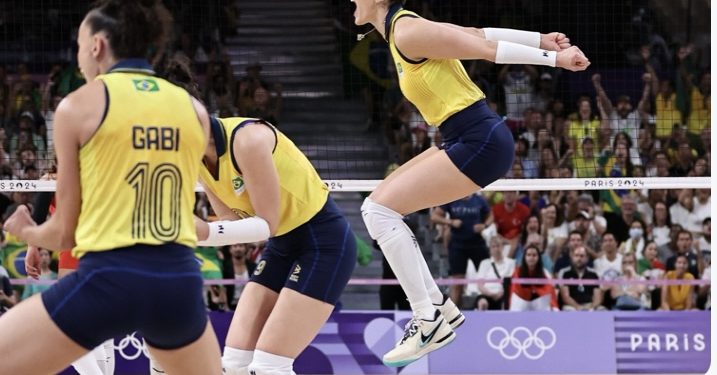 Paris-2024: Brasil é bronze no vôlei feminino