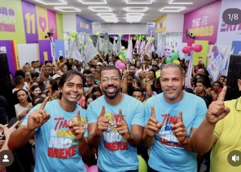 “Eriton Ramos Inaugura Comitê de Campanha com Multidão em Candeias: ‘Só o 11 Garante o Progresso de Candeias!'”