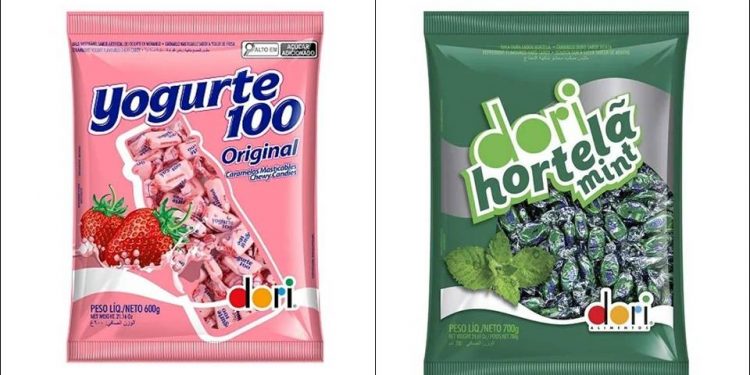 Doces estragados: Anvisa suspende venda de sete tipos de balas da Dori por presença de salmonella