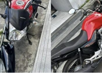 Moto roubada é recuperada pela PM em Madre de Deus