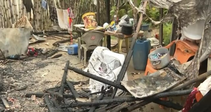 TRAGÉDIA: três pessoas mortas após casa pegar fogo; bebê de 1 mês e irmão de 3 anos entre as vítimas